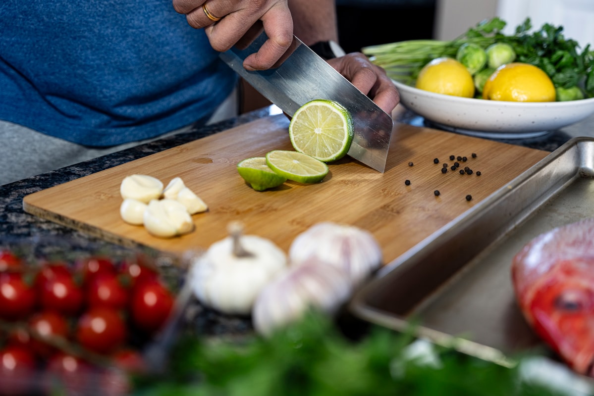 Pan-seared fish with herbs and lemon